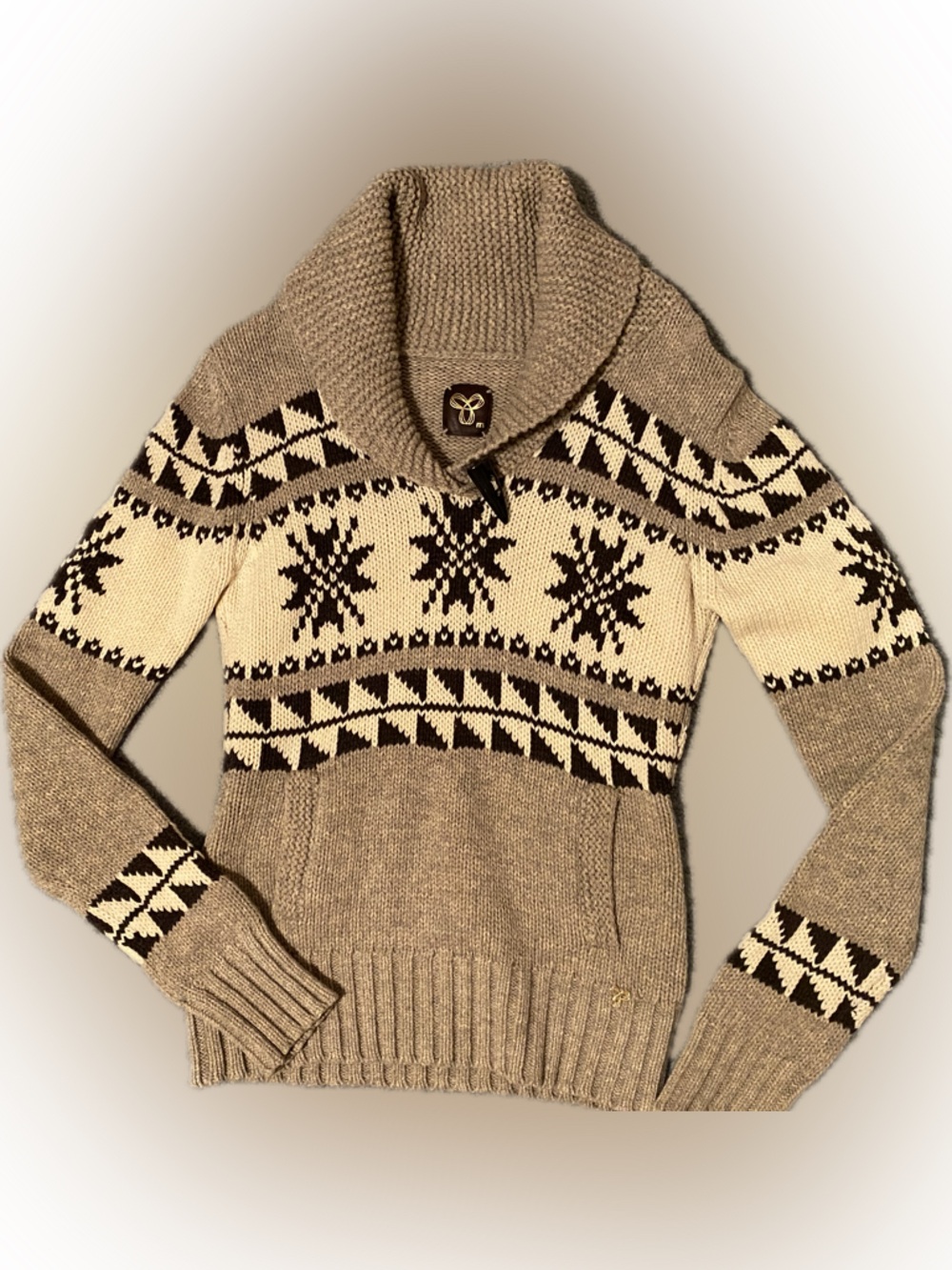 TNA Lambswool Cowl Neck Sweater
